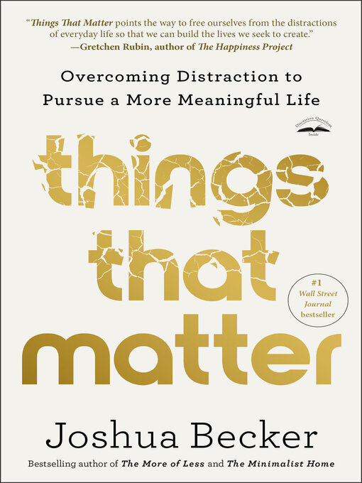 Title details for Things That Matter by Joshua Becker - Wait list